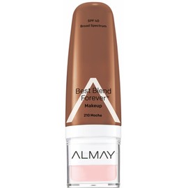 Almay Best Blend Forever Foundation, Moca, 1 fl. oz., SPF 40 Broad Spectrum