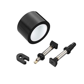 TUBELESS KIT INCLUDES TAPE, 2 UNIVERSAL VALVES & 1 VALVE CORE WRENCH A1 32mm