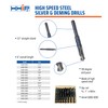 HHIP 5000-0050 17/32" High Speed Steel Silver and Deming Drill,