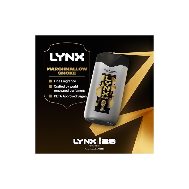Lynx Limited Edition FIFA Fine Fragrance Collection Marshmallow Smoke Premium