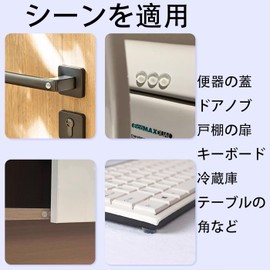 LUYING Rubber Feet Mute, Self Viscous Transparent Silica Gel Anti-Collision Particles, Furniture Table Leg Door Sheet, Wall Collision Prevention Sheet (3 Sizes, 0.2 inch (5 mm), 0.3 inch (8 mm), 0.4