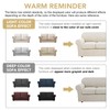 H.VERSAILTEX 3 Piece Stretch Sofa Covers for 2 Cushion Loveseat