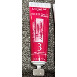 L'Oréal 6 - L'Oreal Excellence Creme #3 After Color Caring Shampoo .41oz Each
