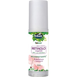 Matt, Retinol Cream Serum - Vegetable Facial Serum - Defines the contours of the face and improves elasticity and skin tone, suitable for normal and sensitive skin, 30 ml