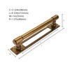 khtumeware 5 Pack 8 Inch(203 mm) Center to Center Brushed