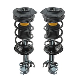 TRQ Front Strut & Coil Spring Assembly Set Driver & Passenger Sides Compatible with 09-14 Nissan Cube 07-12 Versa