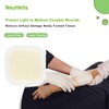 NeuHeils Hydrocolloid Adhesive Bandages, Hydrocolloid Wound Dressing with Border 4''x4''