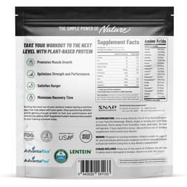 SNAP Supplements Organic Plant Based Vegan Protein Powder Nitric Oxide Boosting Protein Powder, Vanilla Bean, BCAA Amino Acid for Muscle Growth, Performance & Recovery - 30 Servings (Banana)
