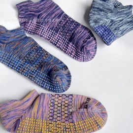 Clearance Non-Slip Yoga Socks with Towel Bottom for Pilates & Indoor Exercise Trampoline321 L[41-44]/Color 5 20ea