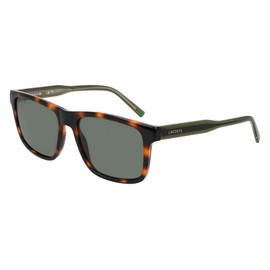 Lacoste Men's Sunglasses L6025S - Havana with Solid Green Lens