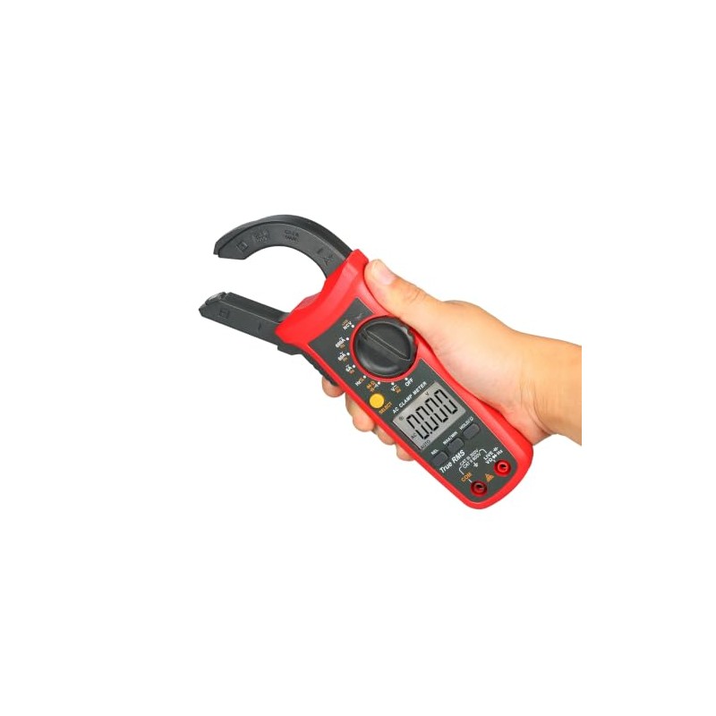 Multimetro de Gancho, 6000 Cuentas Pinza Amperimétrica Digital True RMS