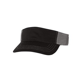 Richardson Trucker Visor Adjustable Black/ Charcoal