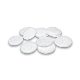 Nispira Disposable Replacement Filters Compatible with Omron Healthcare Filters 1/2" NE-C18 NE-C25 C30FL 9930, 24 Pack White