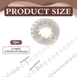 PH PandaHall - Alambre de galería de 3.2 yardas, tira de bisel de cobre, alambres de plata, piedras preciosas, biseles de metal, tira de bisel de metal, para bricolaje, collar hecho a mano, arete