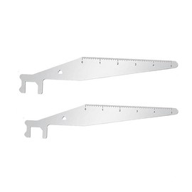 Shuoteng Stainless Steel Pry Firefighter Tool, 2Pcs Firefighter Swipe Tools, Multifunctional Lever Tools For Firefighter First Responder Repair And Maintenance