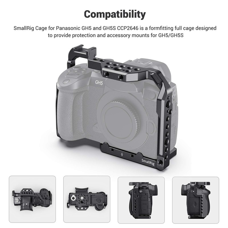 SMALLRIG for Panasonic Camera Cage for Lumix GH5 / GH5S