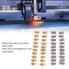 52Pcs 3D Printer Nozzle Stainless Steel Brass with Cleaning Tool