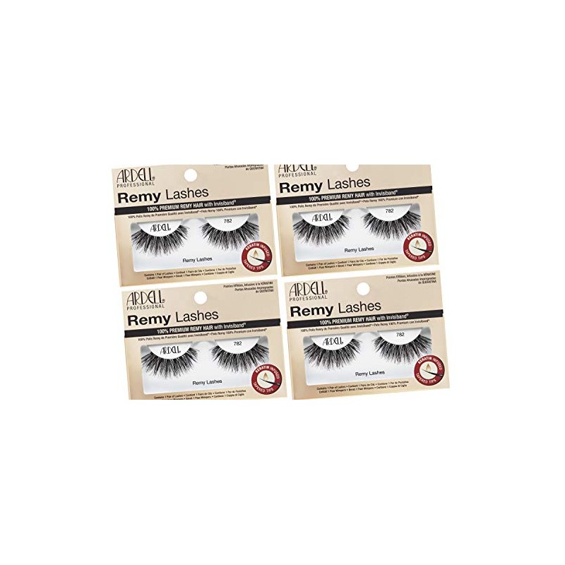 Ardell Remy Lashes 782, Premium Grade Remy Hair False Lashes
