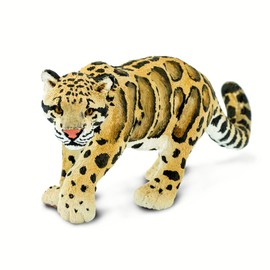 Safari Ltd. Clouded Leopard Figurine - Realistic 5" Big Cat Figure - Educational Toy for Boys, Girls, and Kids Ages 3+