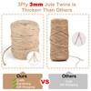 Garden Twine Jute 3mm Thick Jute Twine 100m Roll -