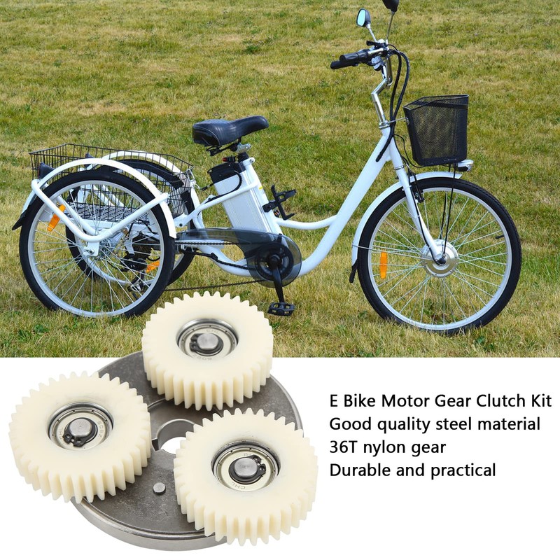 E Bike Motor Gear, 36T 500W 750W Planetary Nylon Drive
