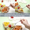 DEVICO Utensils for Lunch Box, Portabl Korean Chopsticks Fork and