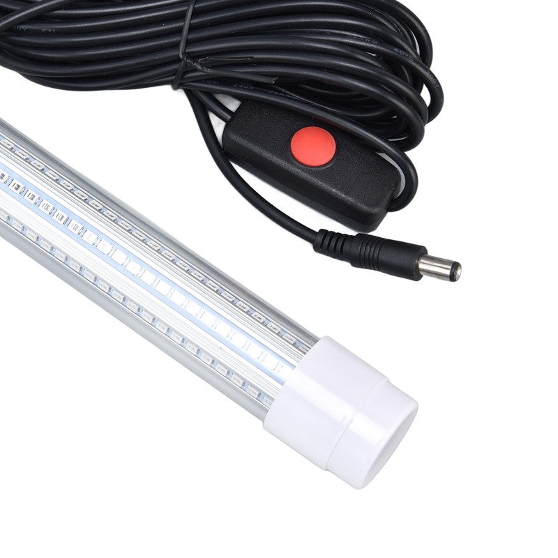 Submersible Fishing Light 16W AC12‑36V 1300lm LED Night Fishing Lure