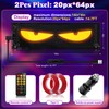 Sachie Devil's Eye 2-Pack:5800 Lux High-Brightness14 x4.3 Programmable ojos led
