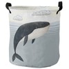 Whale Large Laundry Basket, Waterproof Laundry Hamper for Baby Clothes,