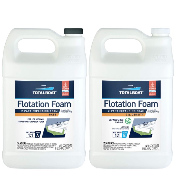 TotalBoat 2 Lb Density Expanding Foam Kit, 2 Part Closed