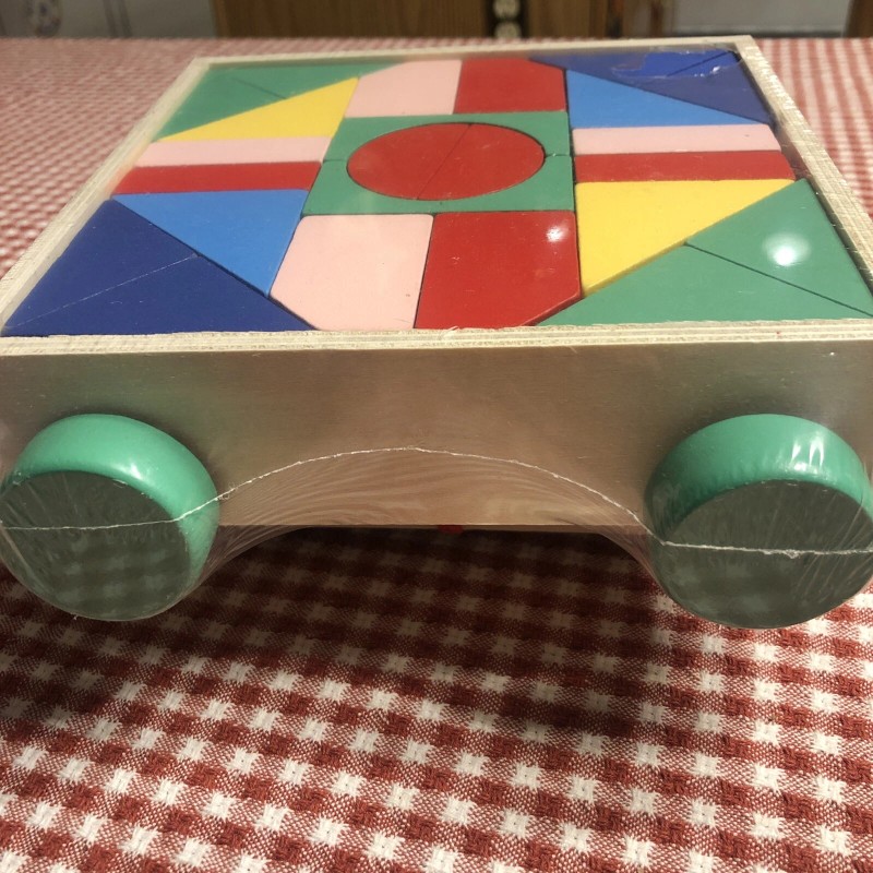 ANKYO Wooden Building Blocks 24 Count Learn & Play Colorful