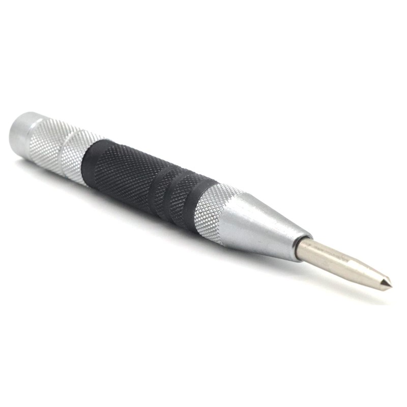 WHLLING 2-Piece Automatic Center Punch, 6 Inch Hardened Steel Spring