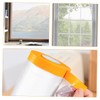 Gadpiparty Window Insulation Film 2 Rolls Draft Stopper Frosted Sticker