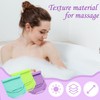 Exfoliating Back Scrubber with Handles 4 Packs Nylon Back Exfoliator