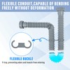 Cunsen Flexible Double sink drain kit for kitchen and Bathroom,