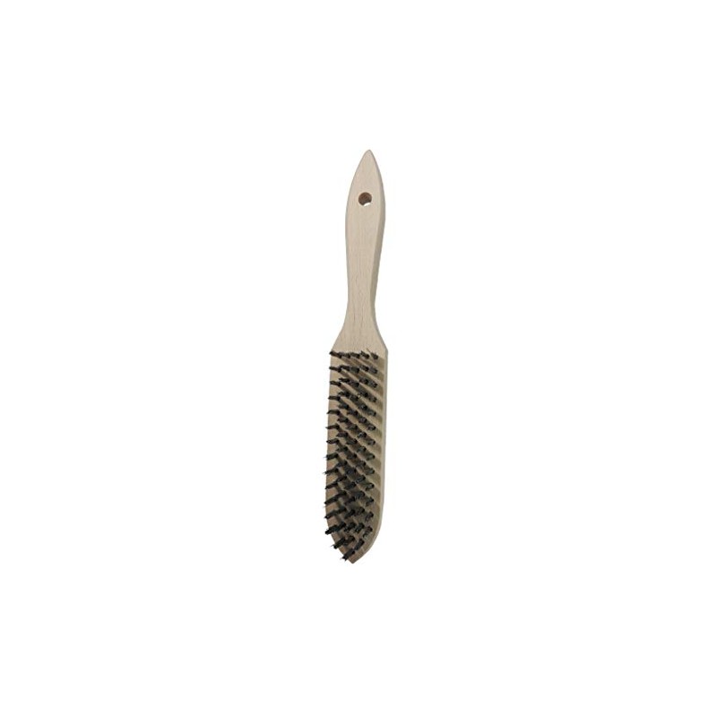 Lessmann Hand Wire Brush Design: 5 Rows, Smooth Steel Wire