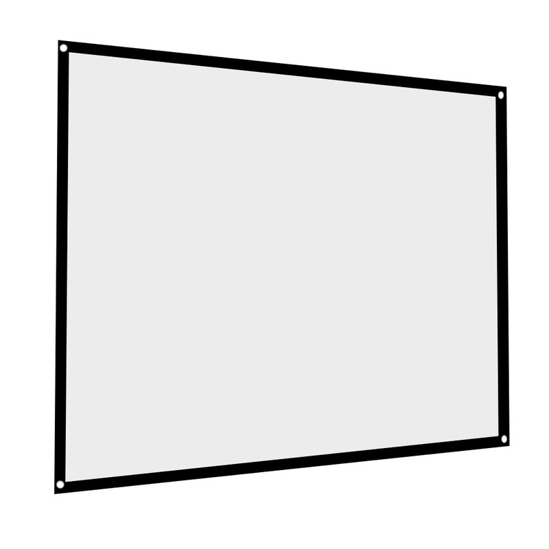 Sonew 4: 3 projector screen, foldable projection screen for easy
