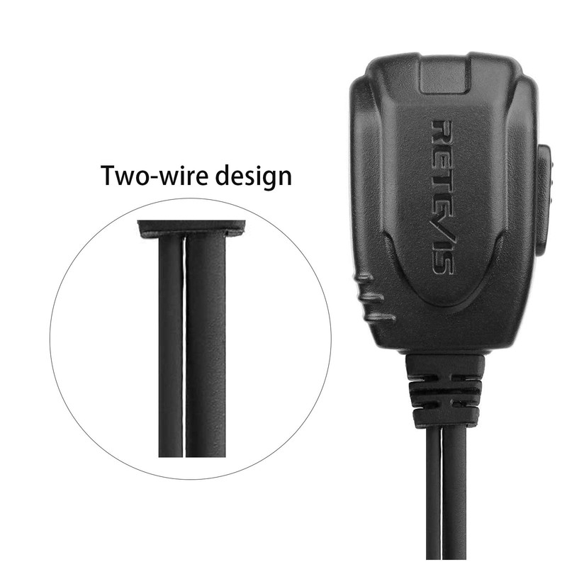 Retevis RT29 Walkie Talkie Earpiece,Compatible with RT29 RT48 RT47 RT47V