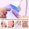 CGBE Lampara UV Para Uñas: Lámpara Para Uñas Con Sensor