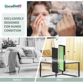 UASWPART [Upgraded] FLT5000 Filter C Replacement Compatible with Guardian FLT5000 Filter Replace AC5000E AC5250PT AC5300B AC5350B AC5350W CDAP5500BCA and More, 4X H13 HEPA with Carbon+4X Pre-Filters