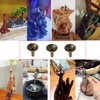 NentMent Incense 6 Pack Backflow Incense Holder Base Protector Ash