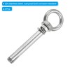 PATIKIL M6x70mm Extended Eye Bolts Pack of 4 304 Stainless