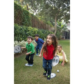 Chalk and Chuckles Stepping Stones Game – High-Energy Jumping & Learning Activity for Kids Ages 3+