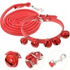 balacoo Pet Collar and Leash Combo Jingle Bell Dog Collar