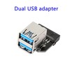CERRXIAN 2 x 19 Pin to Dual USB 3.0 A