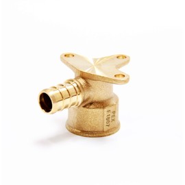 (Pack of 20) EFIELD PEX 1/2 INCH x 1/2 INCH FEMALE NPT DROP-EAR ELBOW,LEAD FREE BRASS - FOR TRANSITION FROM PEX TO THREADED PIPE- 20 PIECES