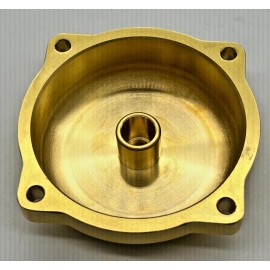 diycycleparts SOLID BRASS CV Carb Top Cover 1990-1999 Harley-Davidso