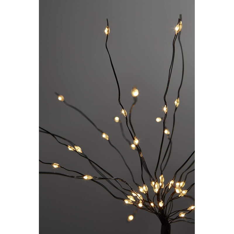 Star 710-01 3D-LED-Hängestern "Firework", Metall, Schwarz, 26 x 26 x