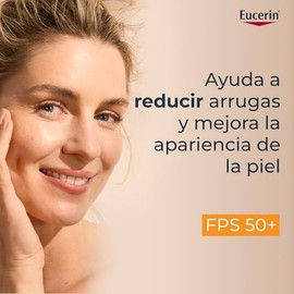 Eucerin Sun Face Photoaging Control FPS50+ (50ml) Protector Solar Facial Fluido Anti Edad & Anti Arrugas con Ácido Hialurónico para todo ti|po de piel