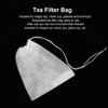 100Pcs 7x9cm Disposable Safe Tea Bags with Drawstring, Tea Bags,